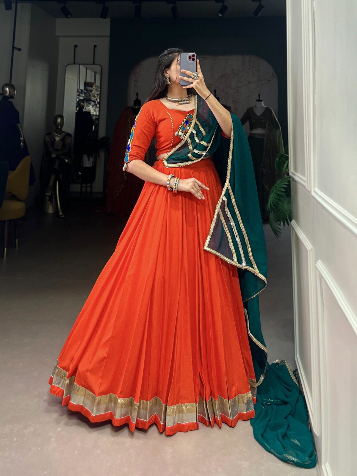 Navratri Lehenga Choli Pure Rayon - Image 3