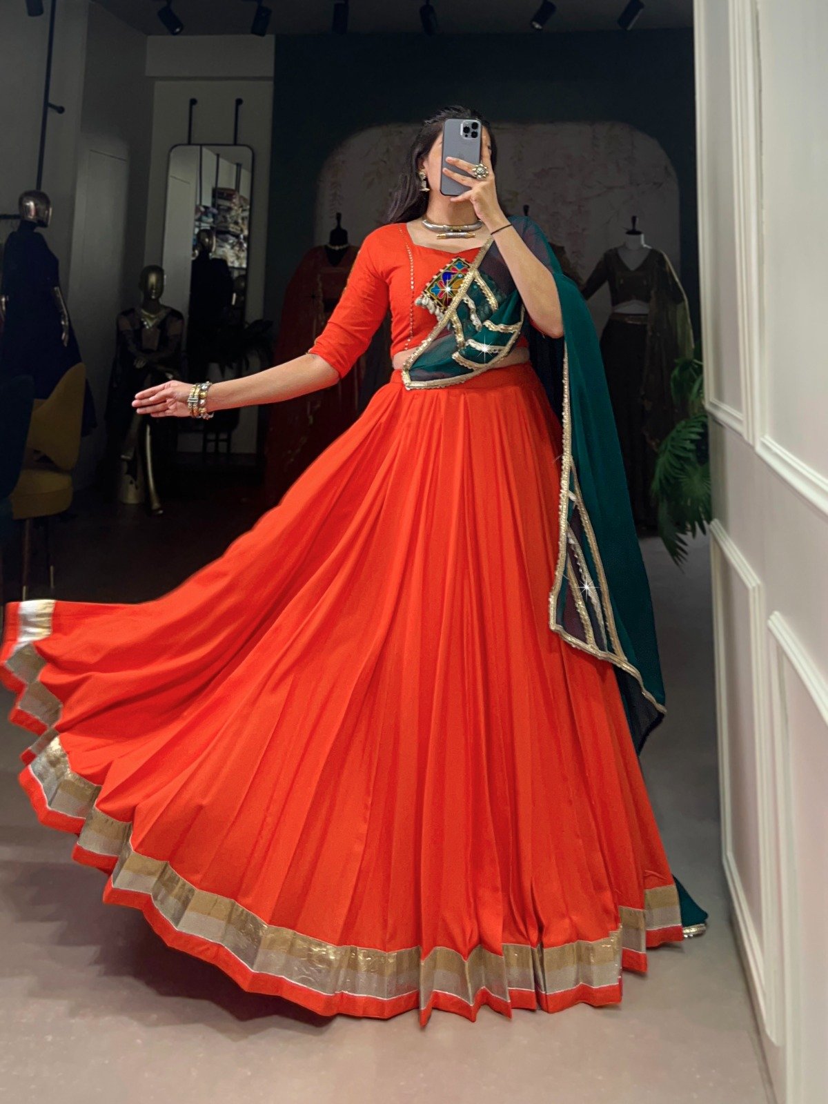 Navratri Lehenga Choli Pure Rayon - Image 2