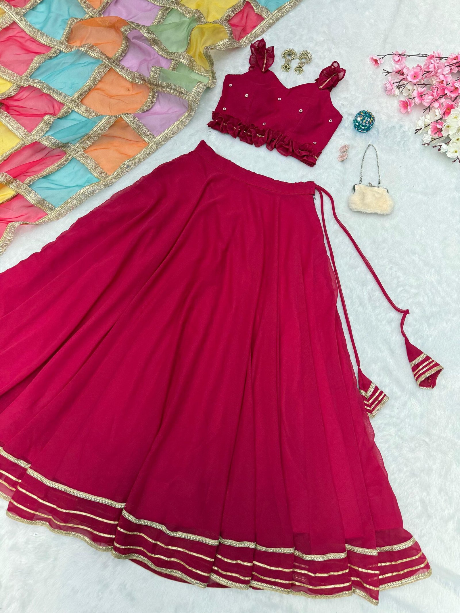 Party Wear Lehenga Choli Set - Image 6